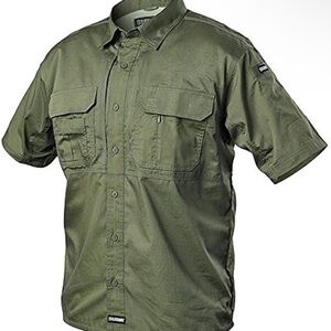BlackHawk! Olive Green Tactical Short Sleeve Shirt Sz.XL